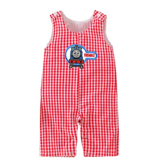 Thomas the Train Romper Third Birthday Train Clothes Train Outfit Train Dress - Picture 1 of 2